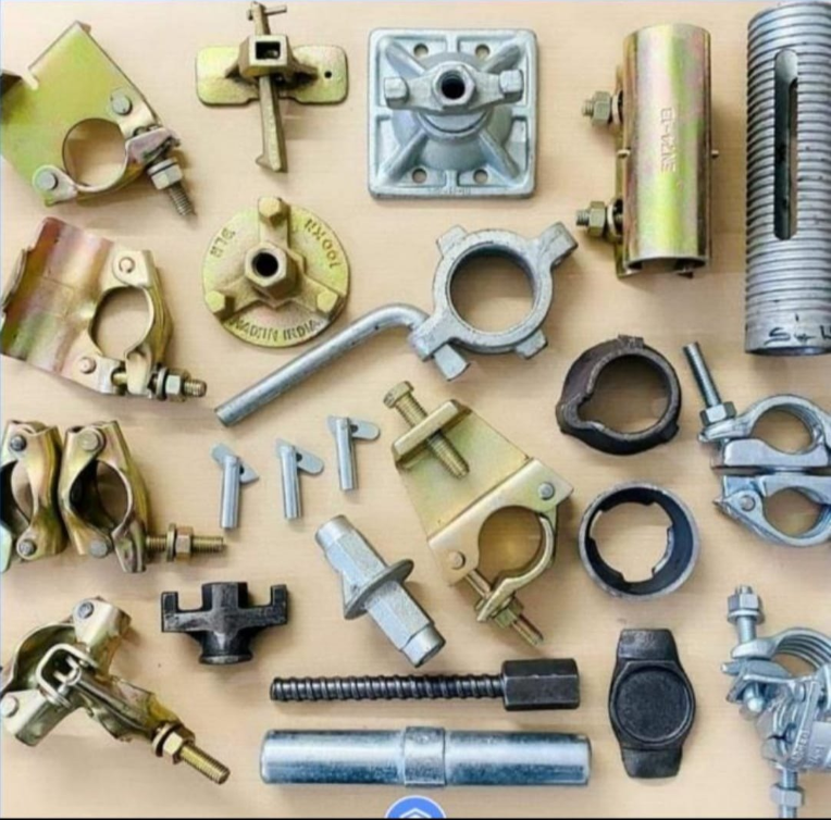 Scaffolding Accessories | Couplers, Base Jacks, Decks, Guardrails, Ladders & Toe Boards | Zinc Plated/HDG | Complete Site Safety & Access UAE